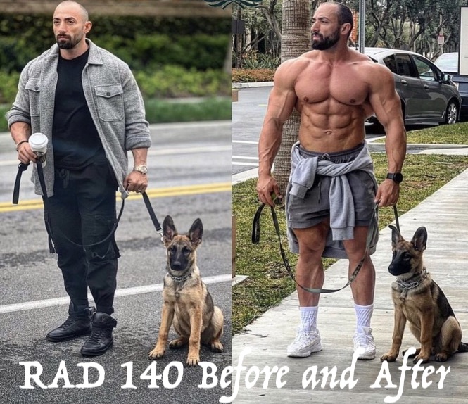 Testolone RAD 140 Before And After sarms